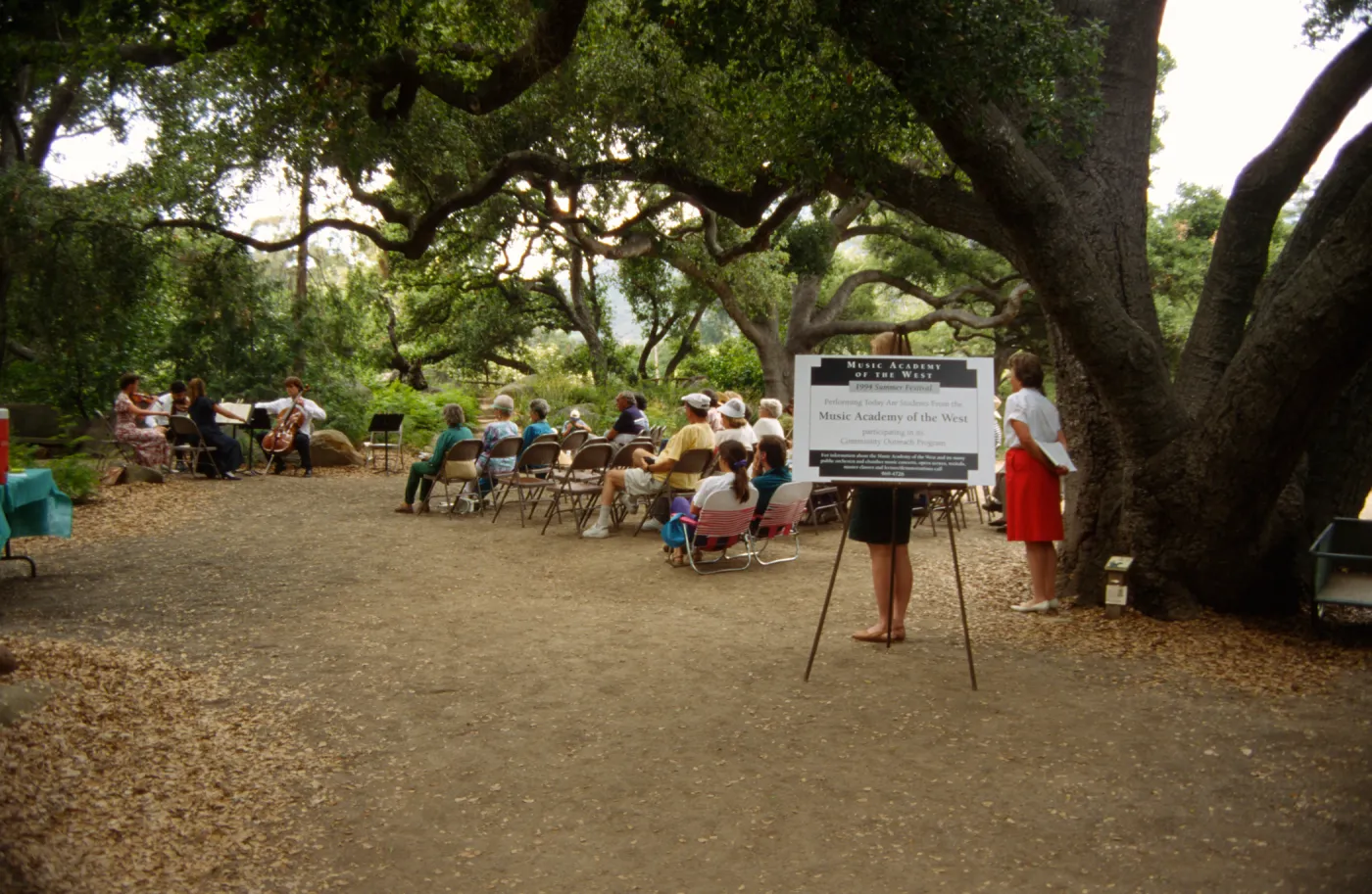 Music Academy of the West Concert, under the Meadow Oaks