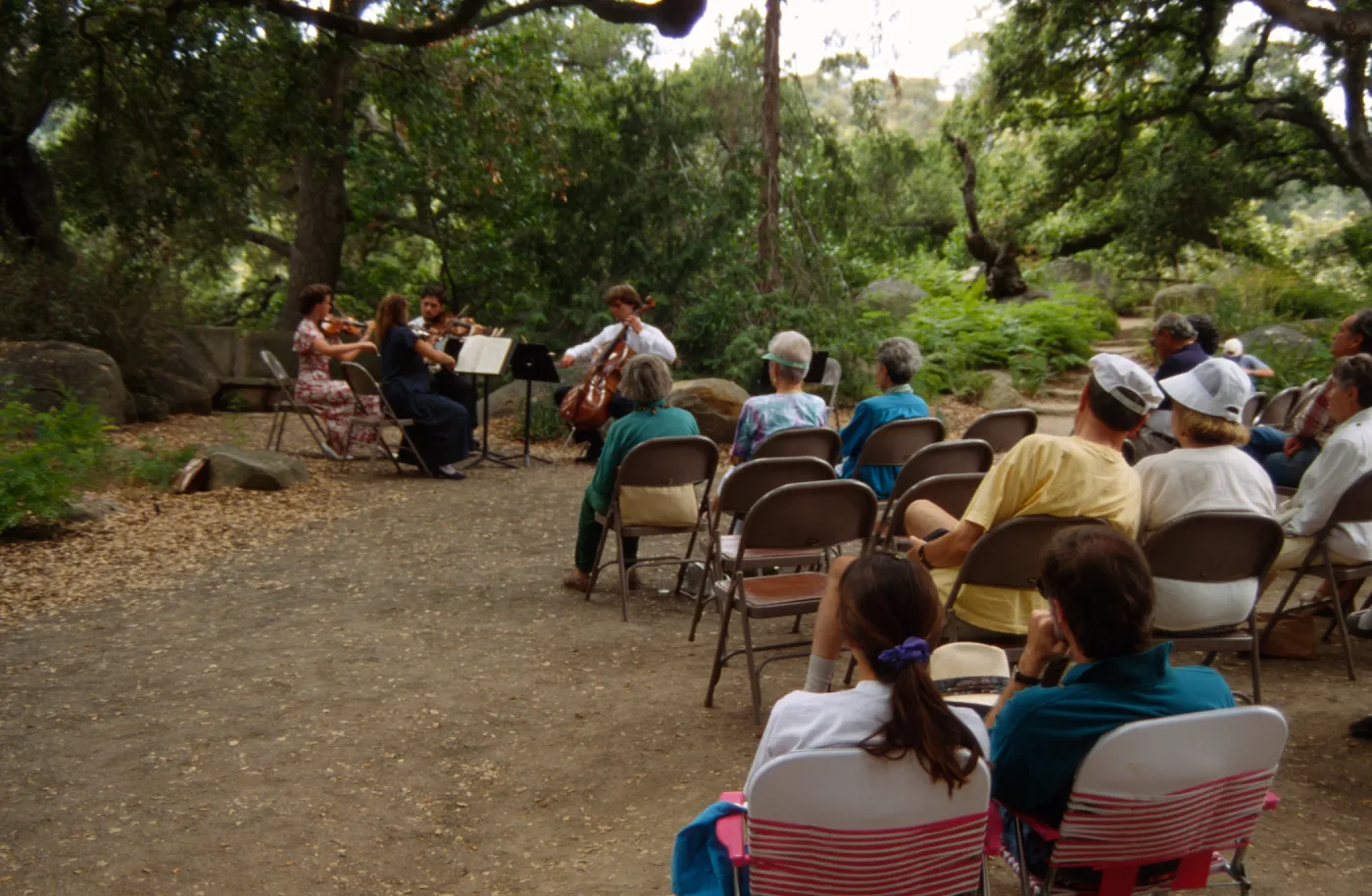 Music Academy of the West Concert, under the Meadow Oaks