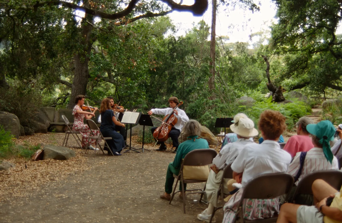Music Academy of the West Concert, under the Meadow Oaks