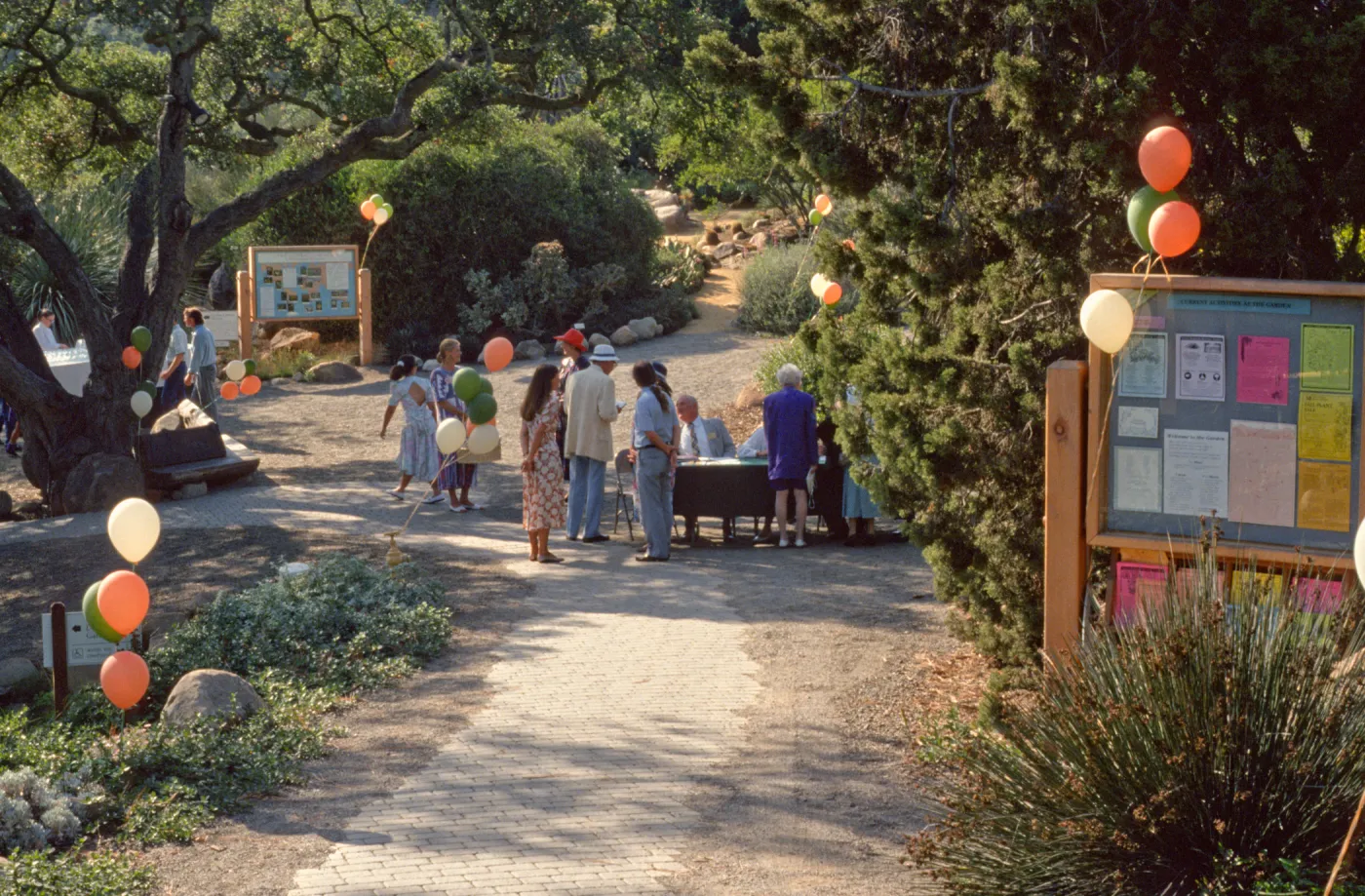 Garden Entrance, 'Art Inspired in the Garden' Fundraiser event
