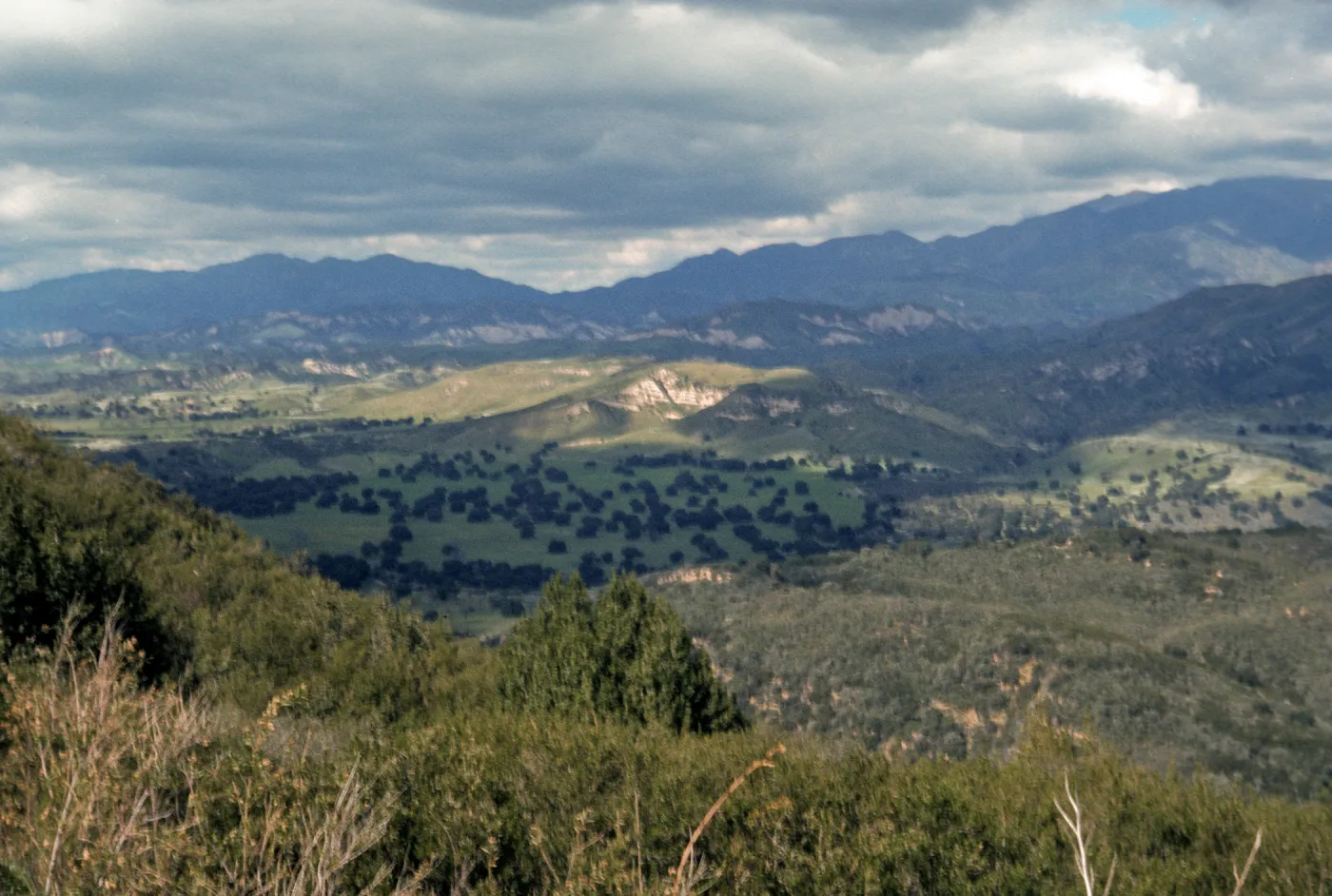 Santa Ynez valley, San Marcos Pass view point