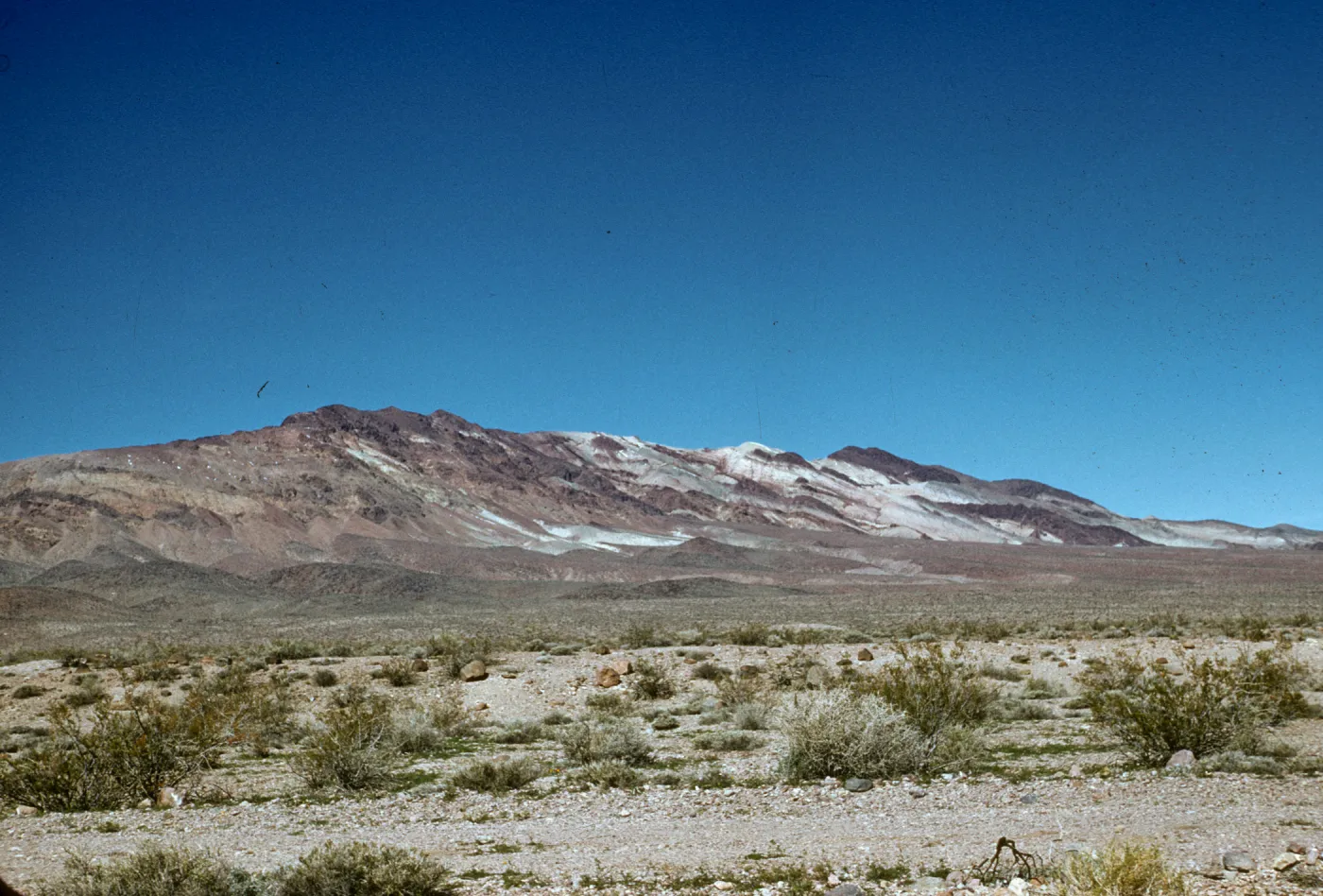 mountains to left as one drives down from Dante'e View, Death Valley