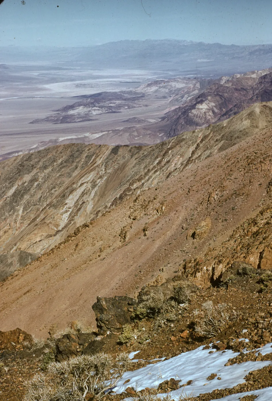 viewing north from Dante's View, Death Valley