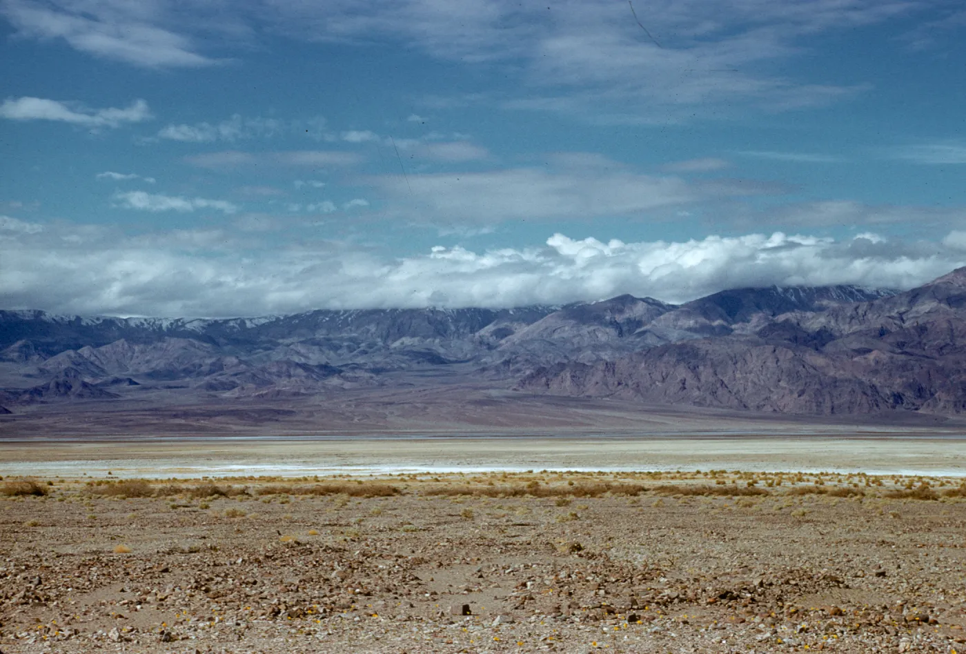 Panamint range from Road #190, Death Valley
