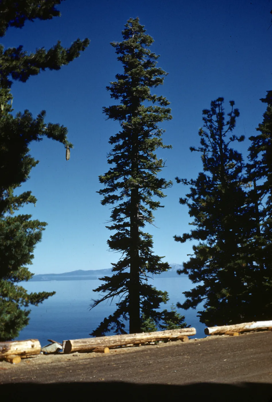 Lake Tahoe, view from Rubicon Point, D.L. Bliss State Park, 10:00 am