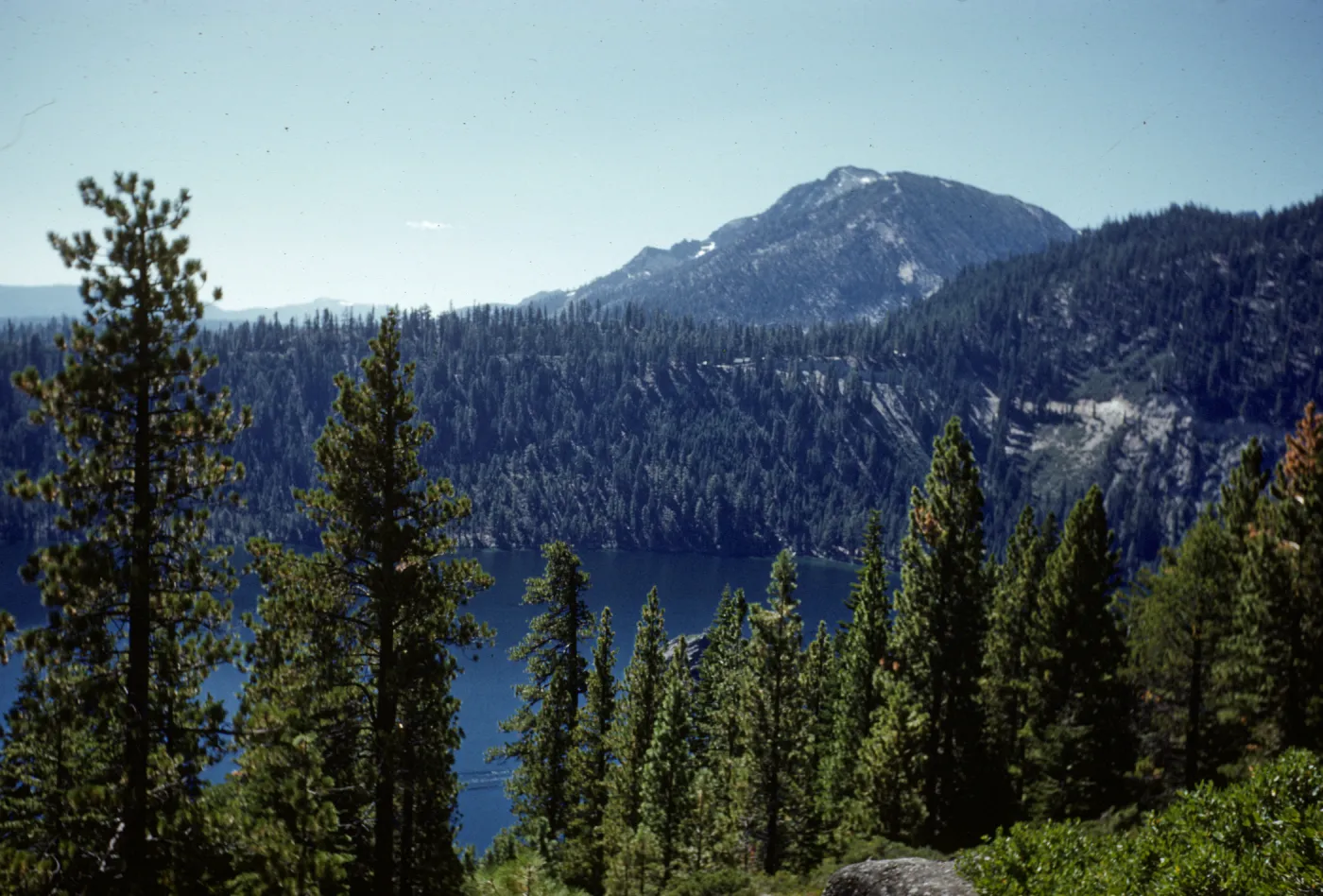 Emerald Bay and Mt Tallac, Lake Tahoe, 10:20 am