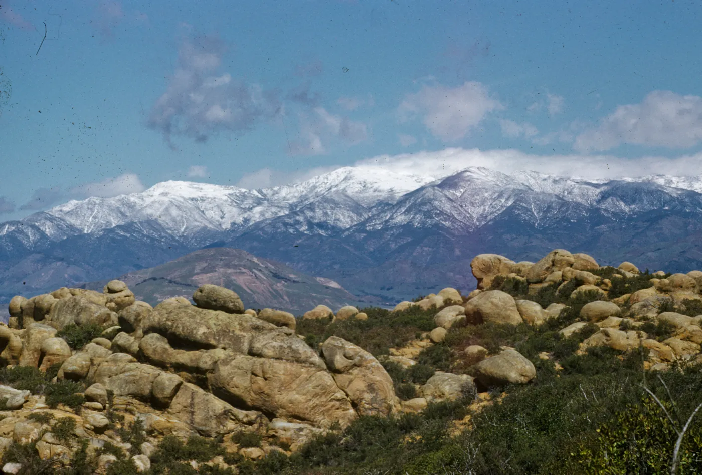 San Rafael Range from Camino Cielo