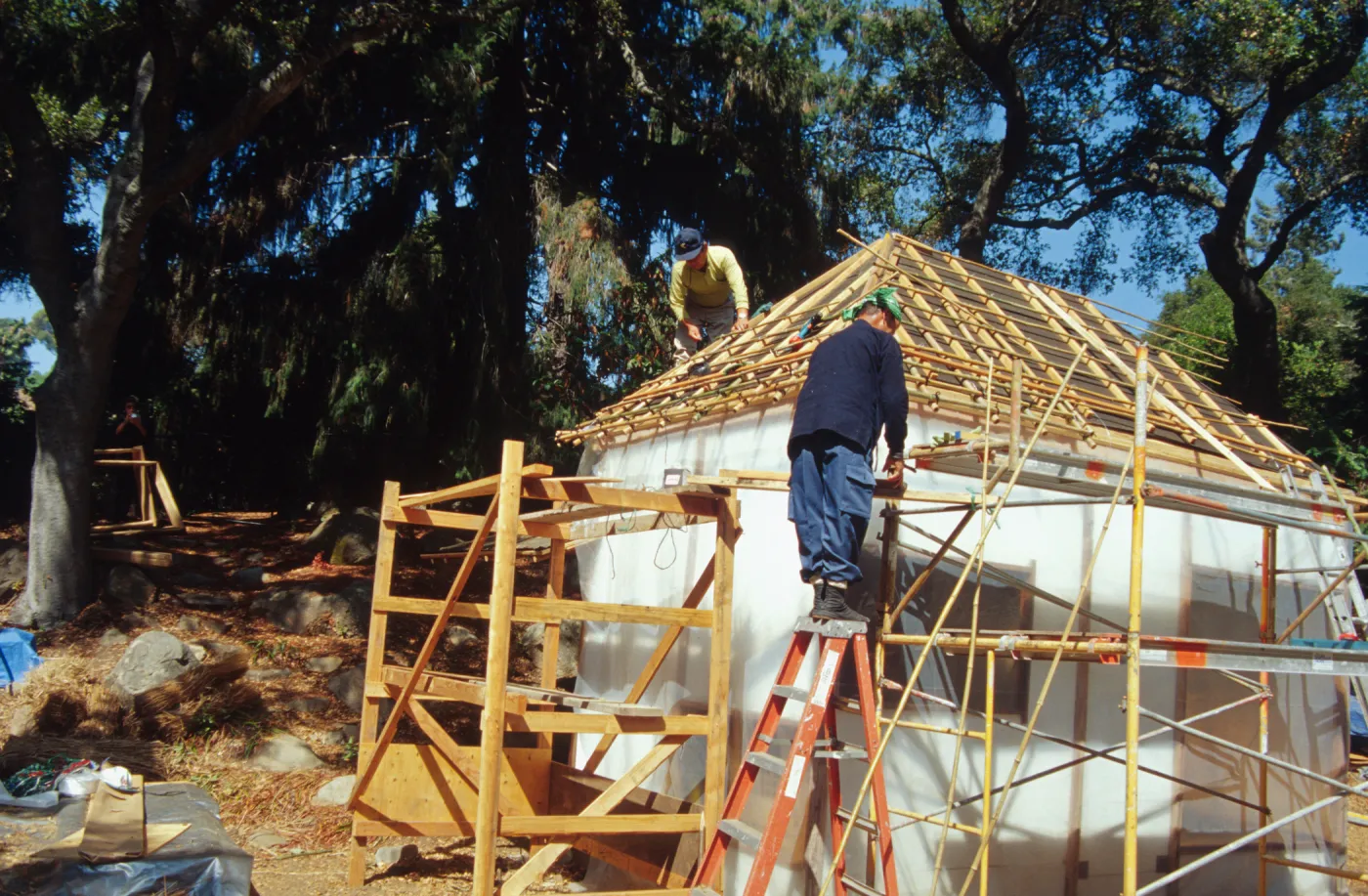 Tea House Construction 2001