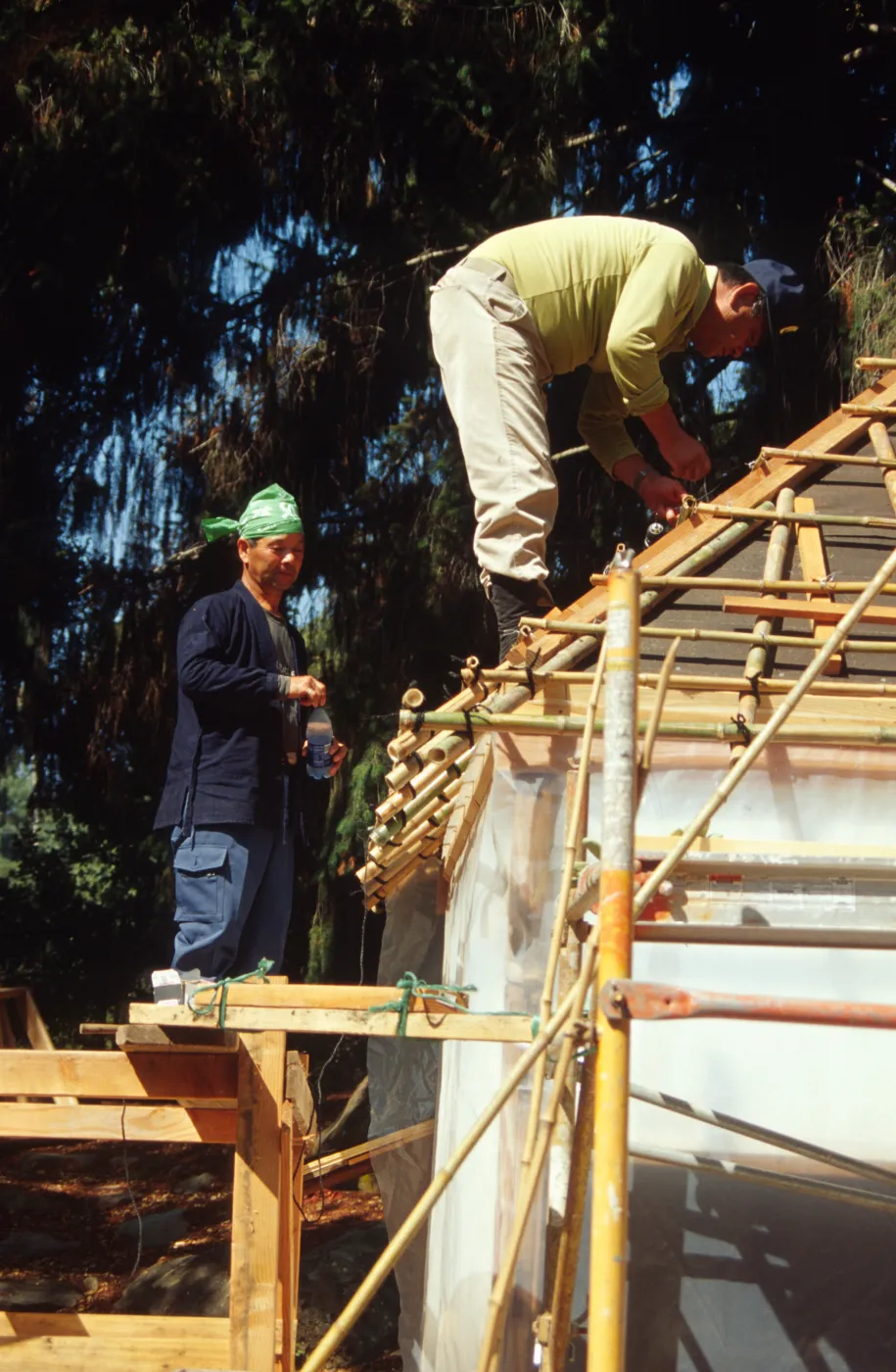 Tea House Construction 2001