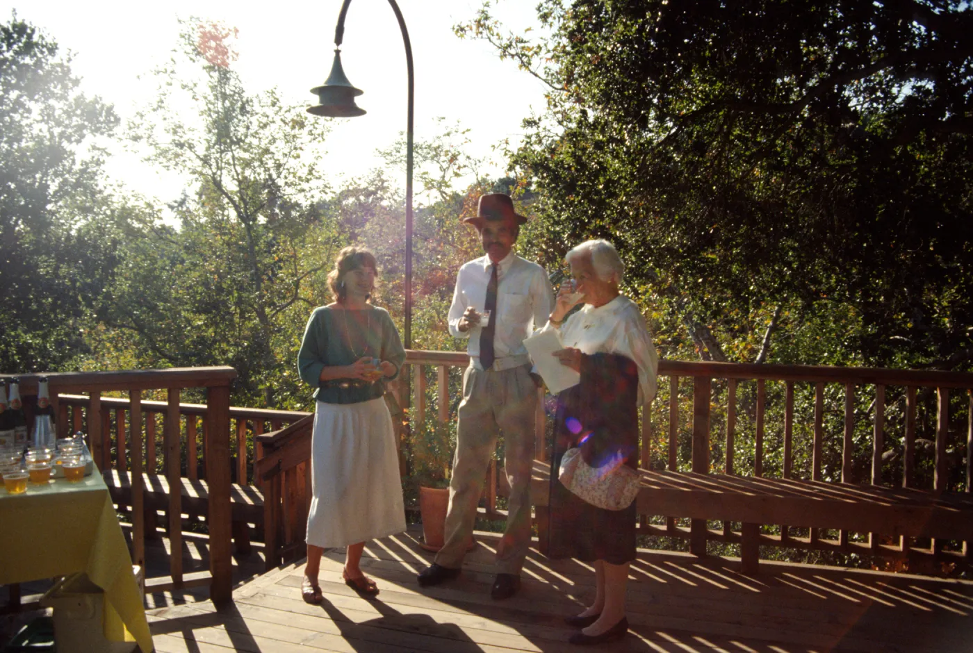 E.B. McLean Reception, on the Home Demonstration Deck, 1991