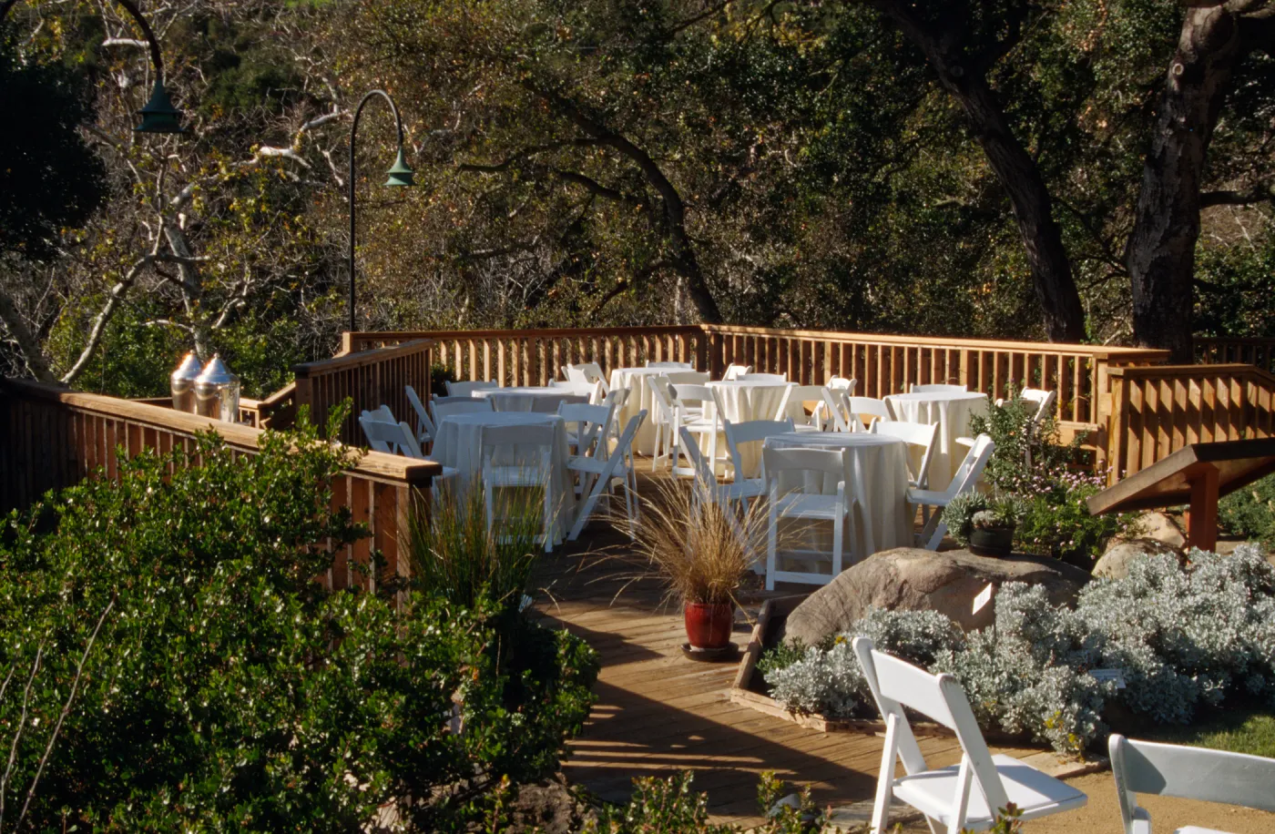 wedding event set-up