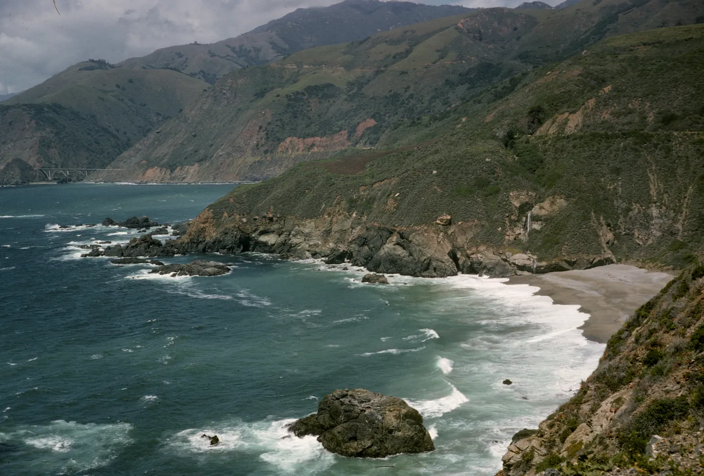 California coast, Partington Creek