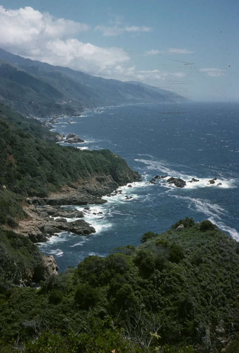 California coast north of Big Creek