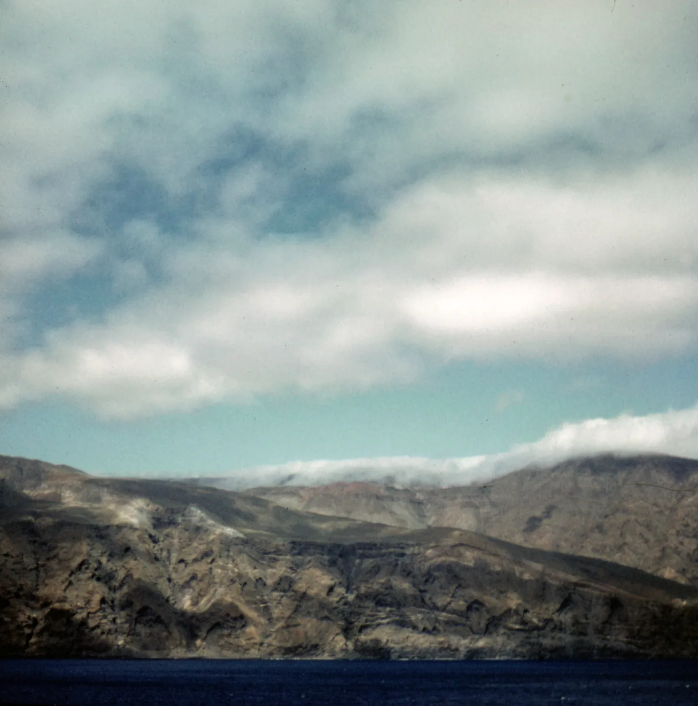 Guadalupe Island, fog bank