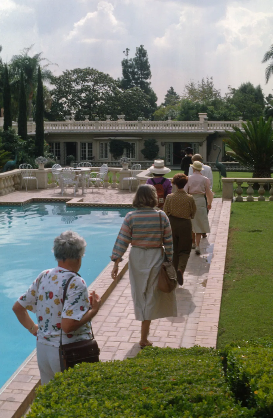 Docent field trip to Virginia Robinson Gardens, Beverly Hills