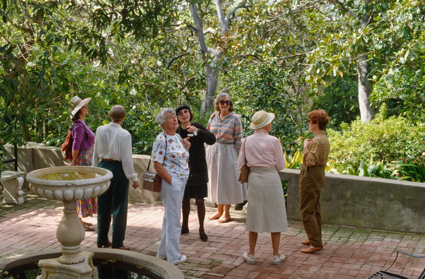 Docent field trip to Virginia Robinson Gardens, Beverly Hills