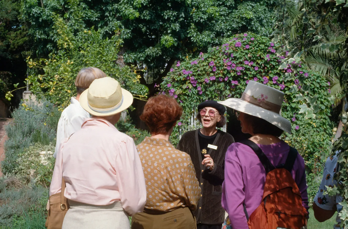 Docent field trip to Virginia Robinson Gardens, Beverly Hills
