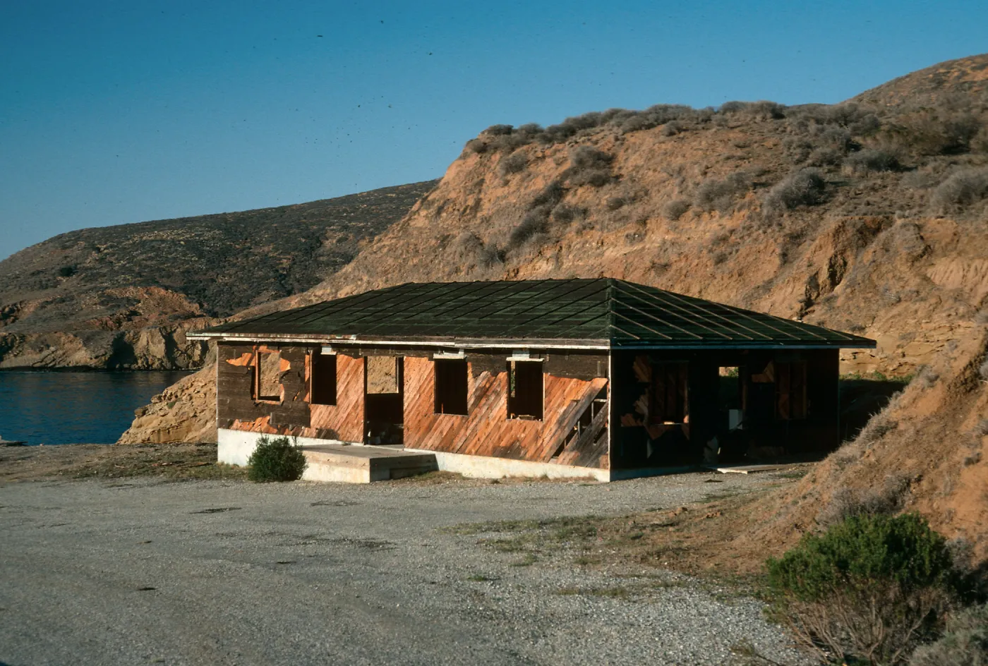 building by pier, Johnson's Lee, Santa Rosa Island