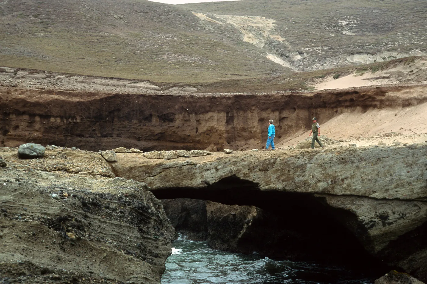Natural bridge, just west of Carrinton Point peninsula