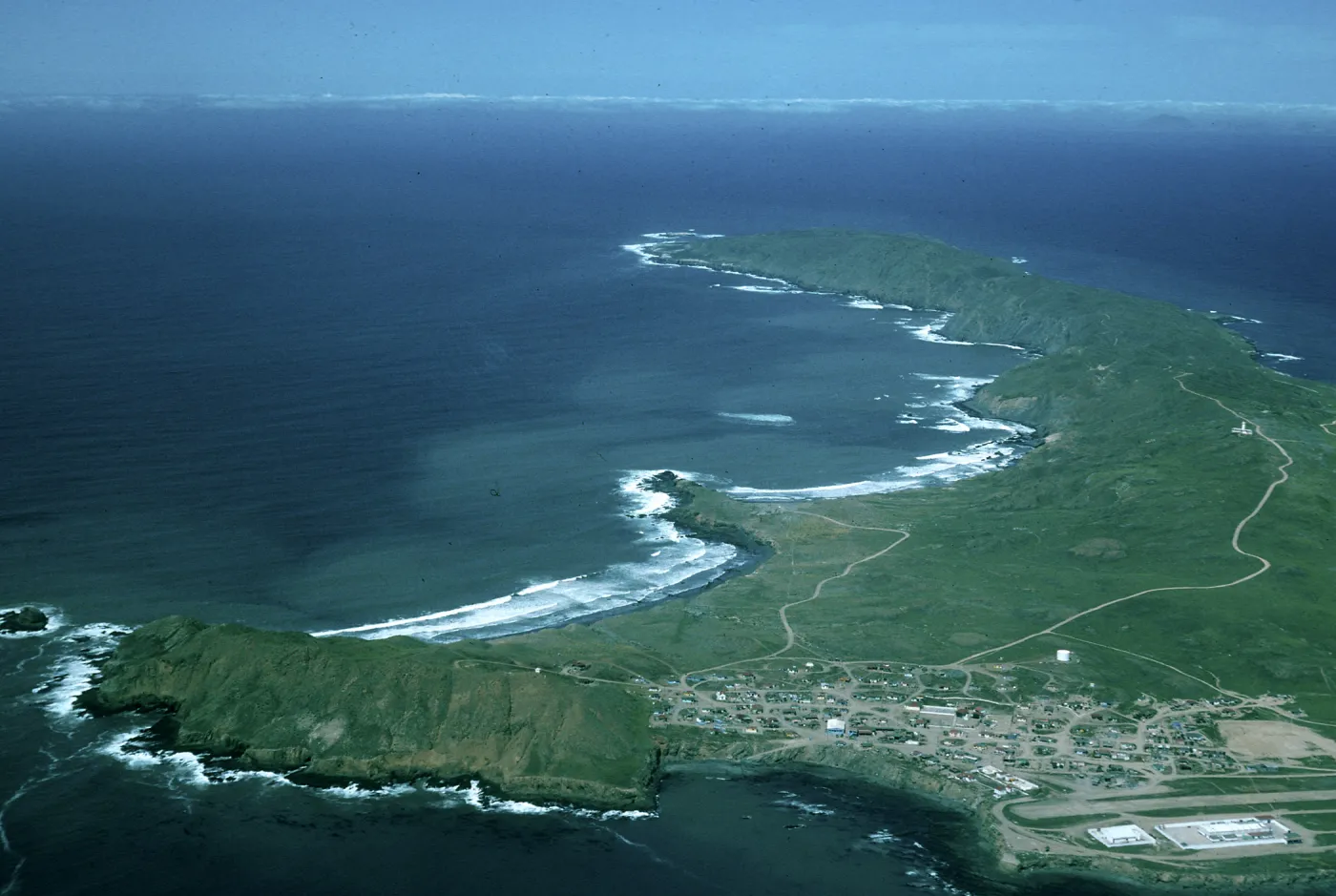SW side, looking N. along W. side, Natividad Island