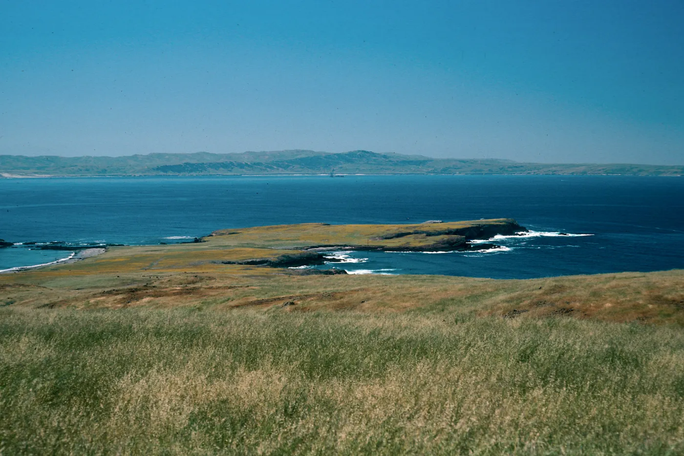 Fraser Point, Santa Rosa Island in distance, Santa Cruz Island
