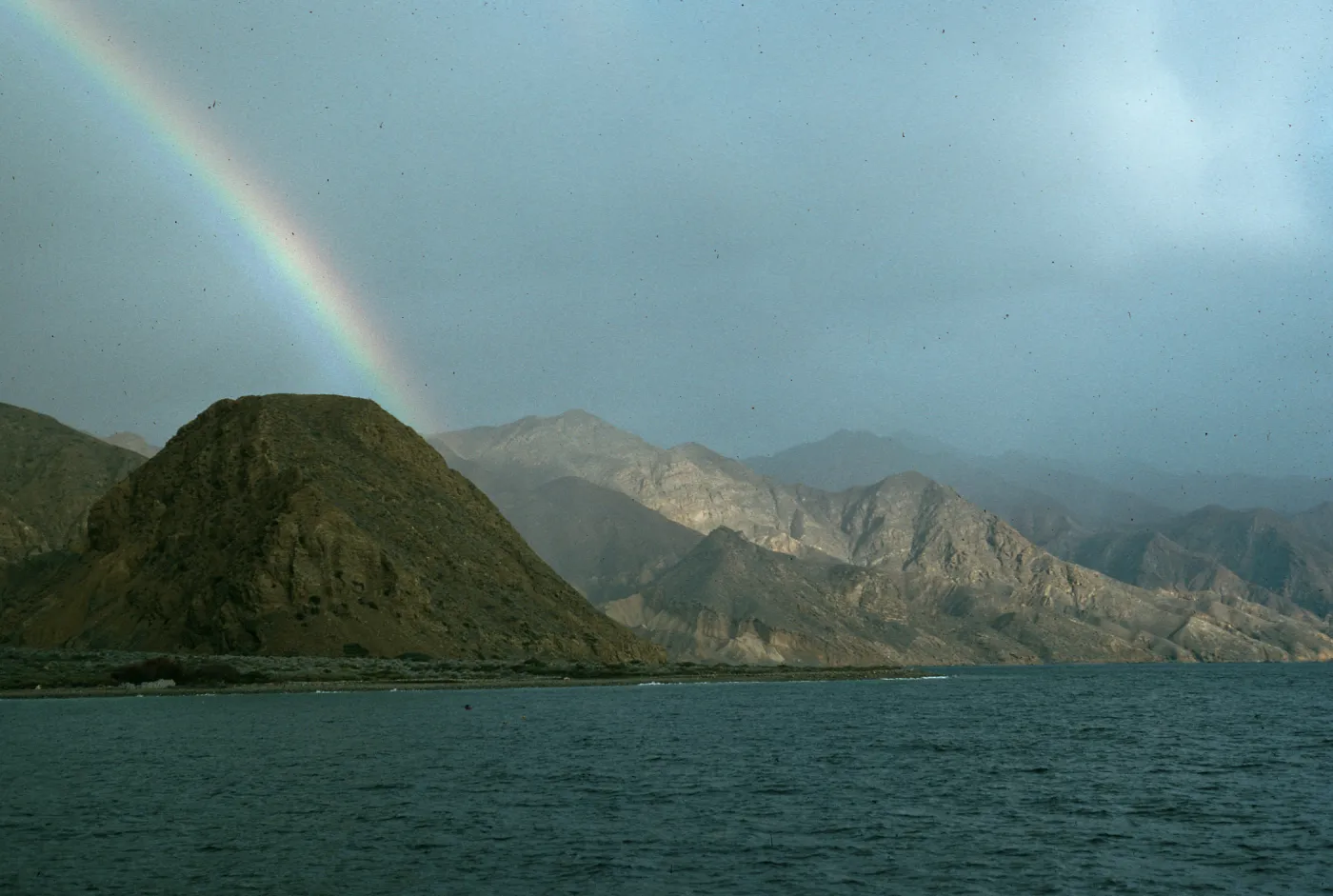 rainbow, mouth of Gran Canon, Cedros Island