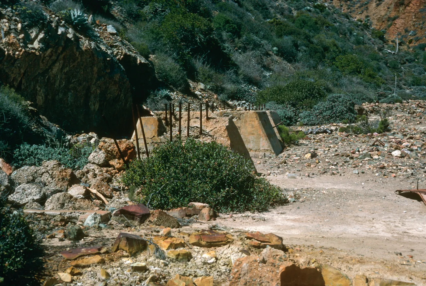 Cedros Island, ruins, Canon de la Mina