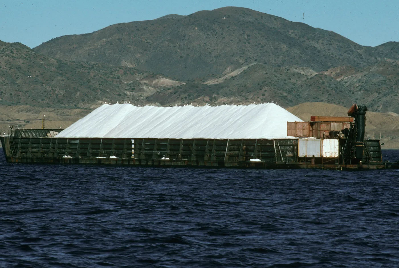 Cedros Island, salt barge, South end of Cedros Island