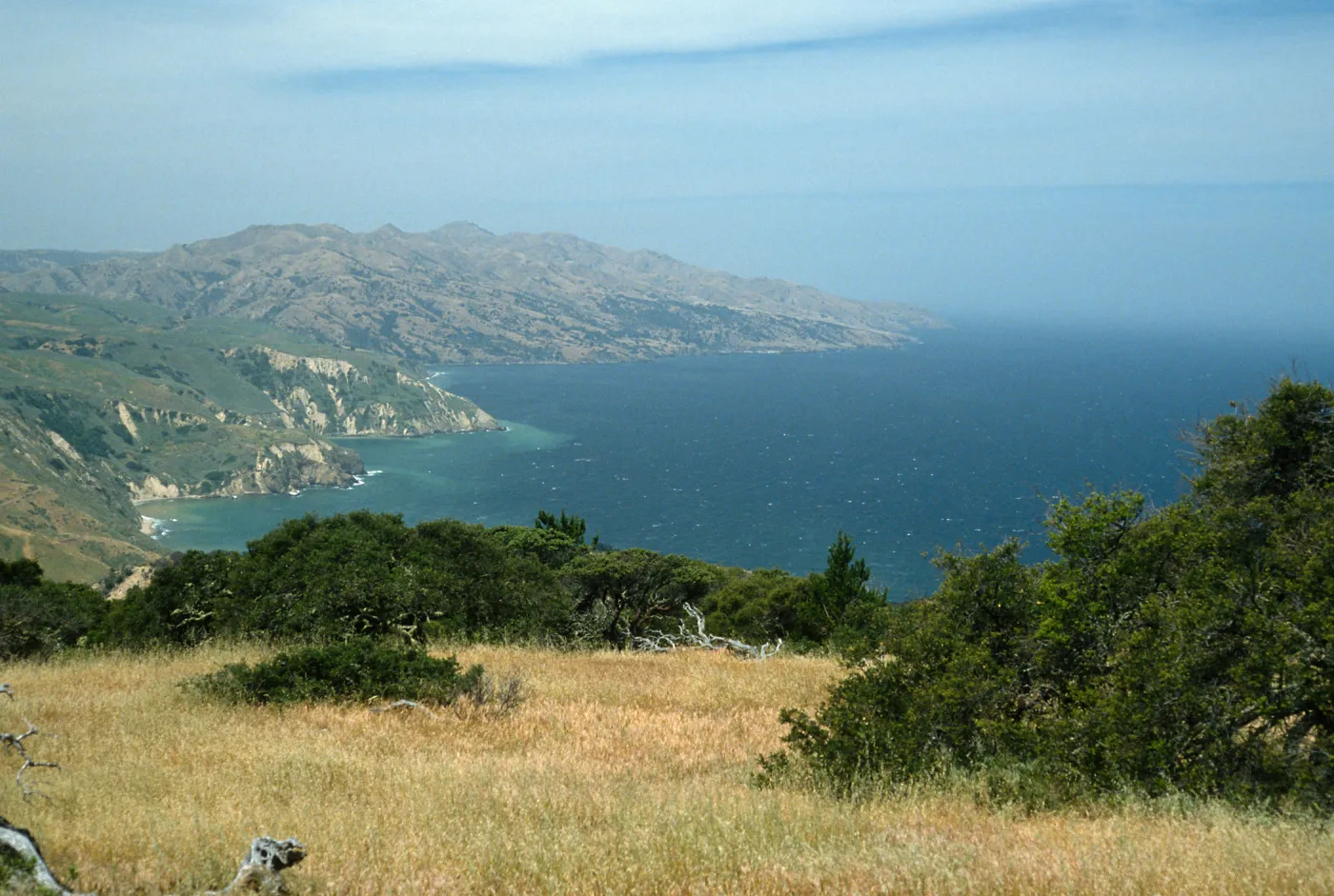 Santa Cruz Island, looking West from China Pines