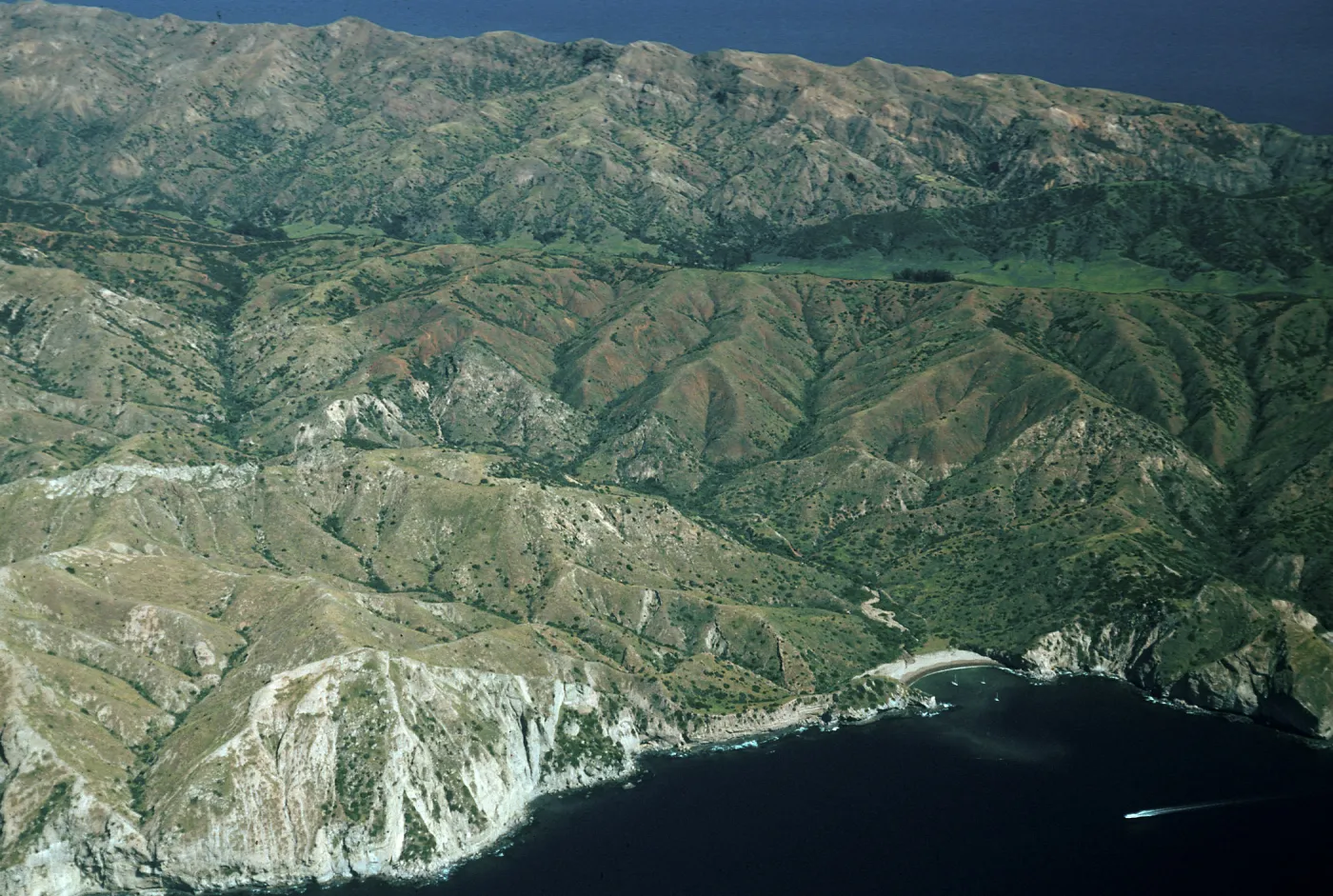 Santa Cruz Island, Coches Prietos, from 4500 feet