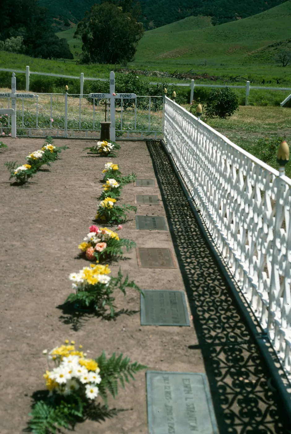 Feast of Holy Cross, Graves at Chapel, Santa Cruz Island