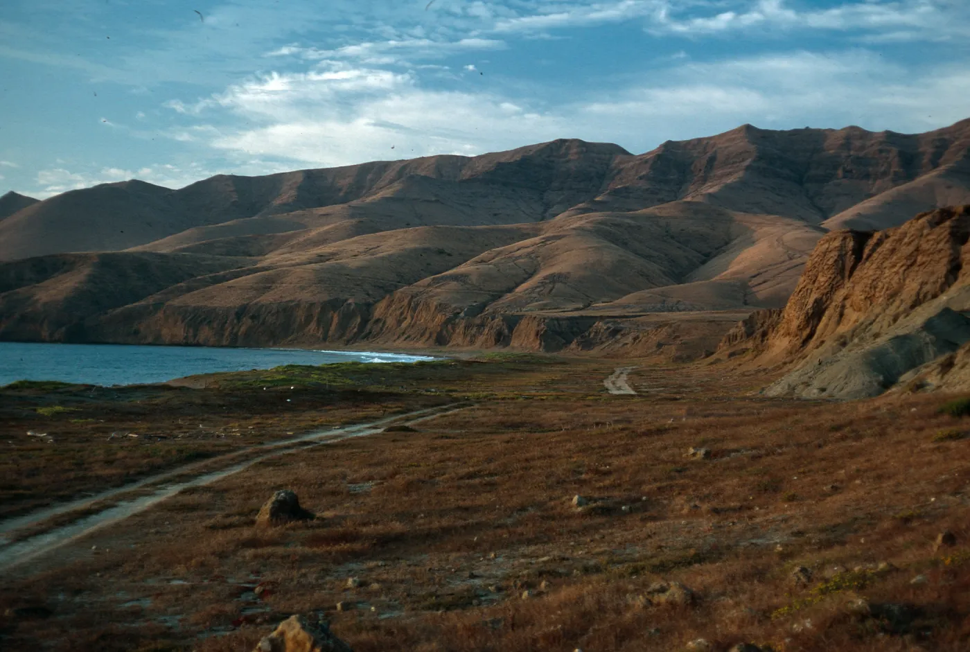 Santa Cruz Island, Christy Beach, sundown