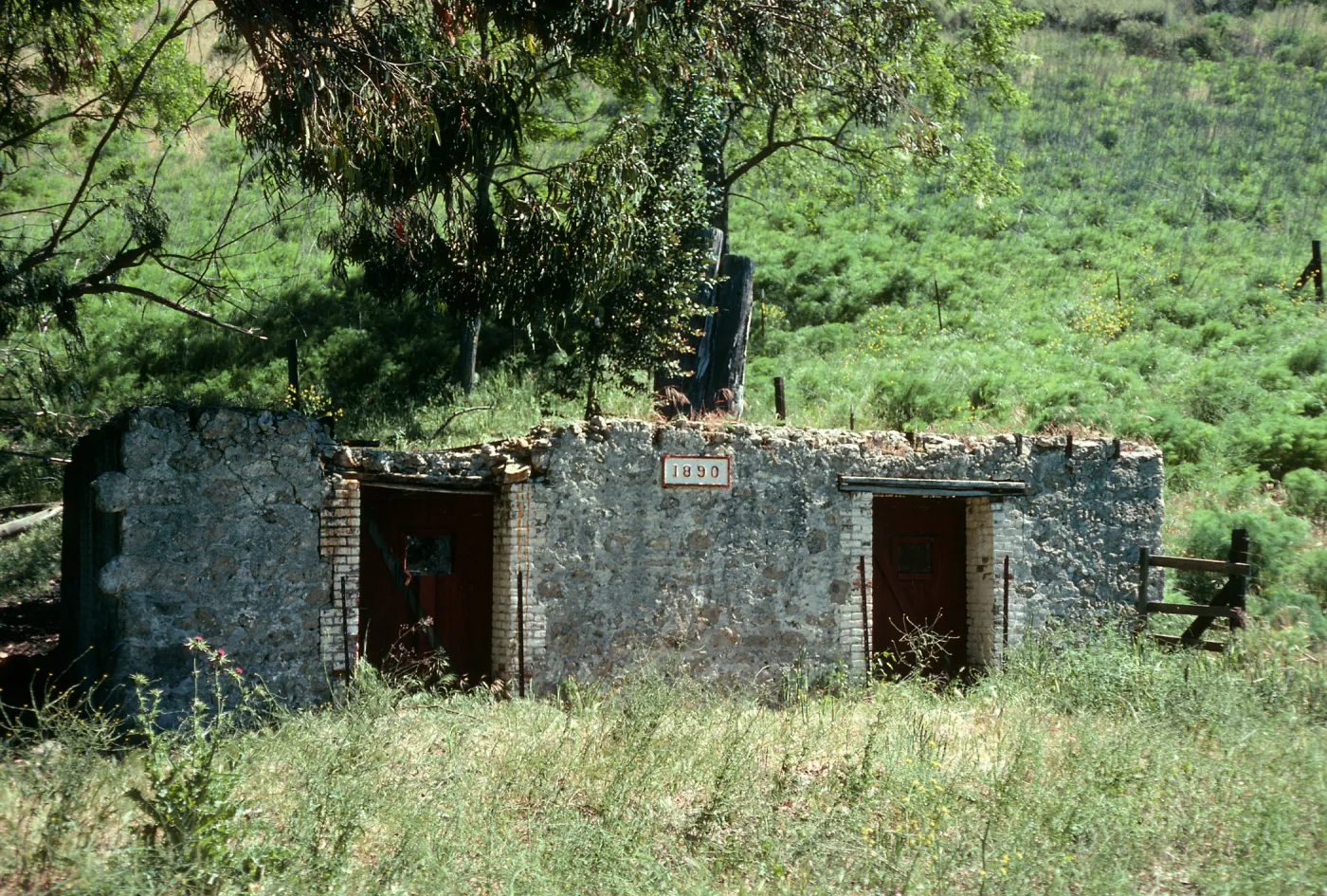 Santa Cruz Island, Stanton Ranch, ruins of Cantina Vieja""
