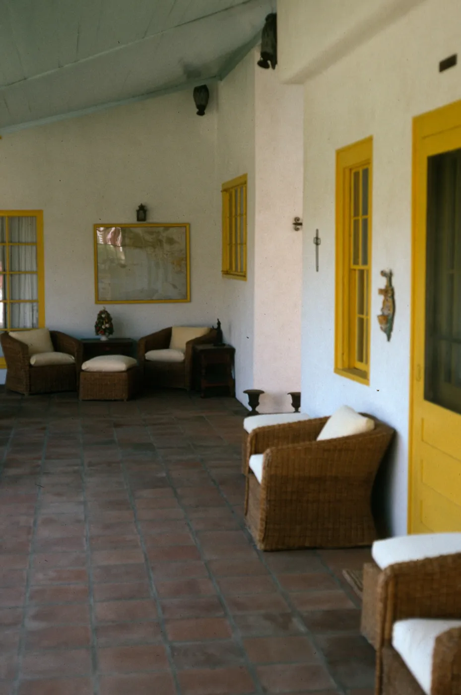 Santa Cruz Island, Stanton Ranch, patio