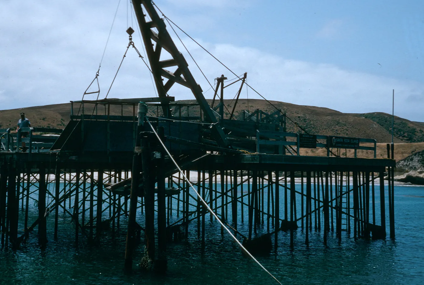 Santa Rosa Island, Beechers Bay, wharf