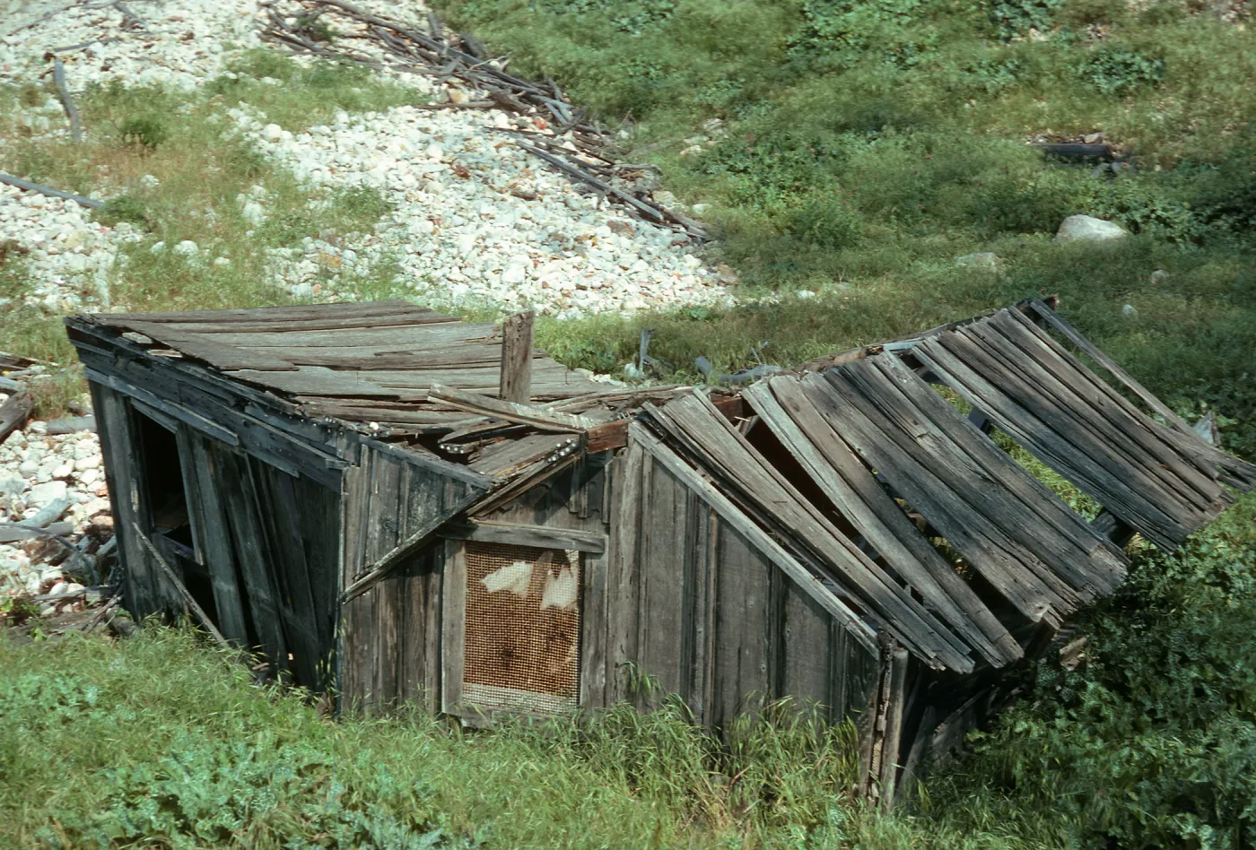 Santa Cruz Island, China Harbor, fishing shack