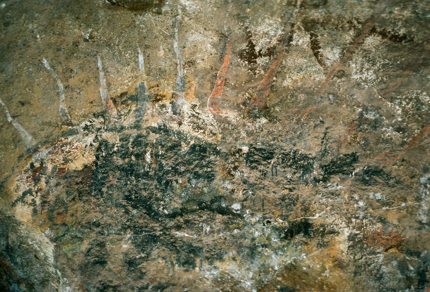 Santa Cruz Island, Cueva Valdez, East entrance design