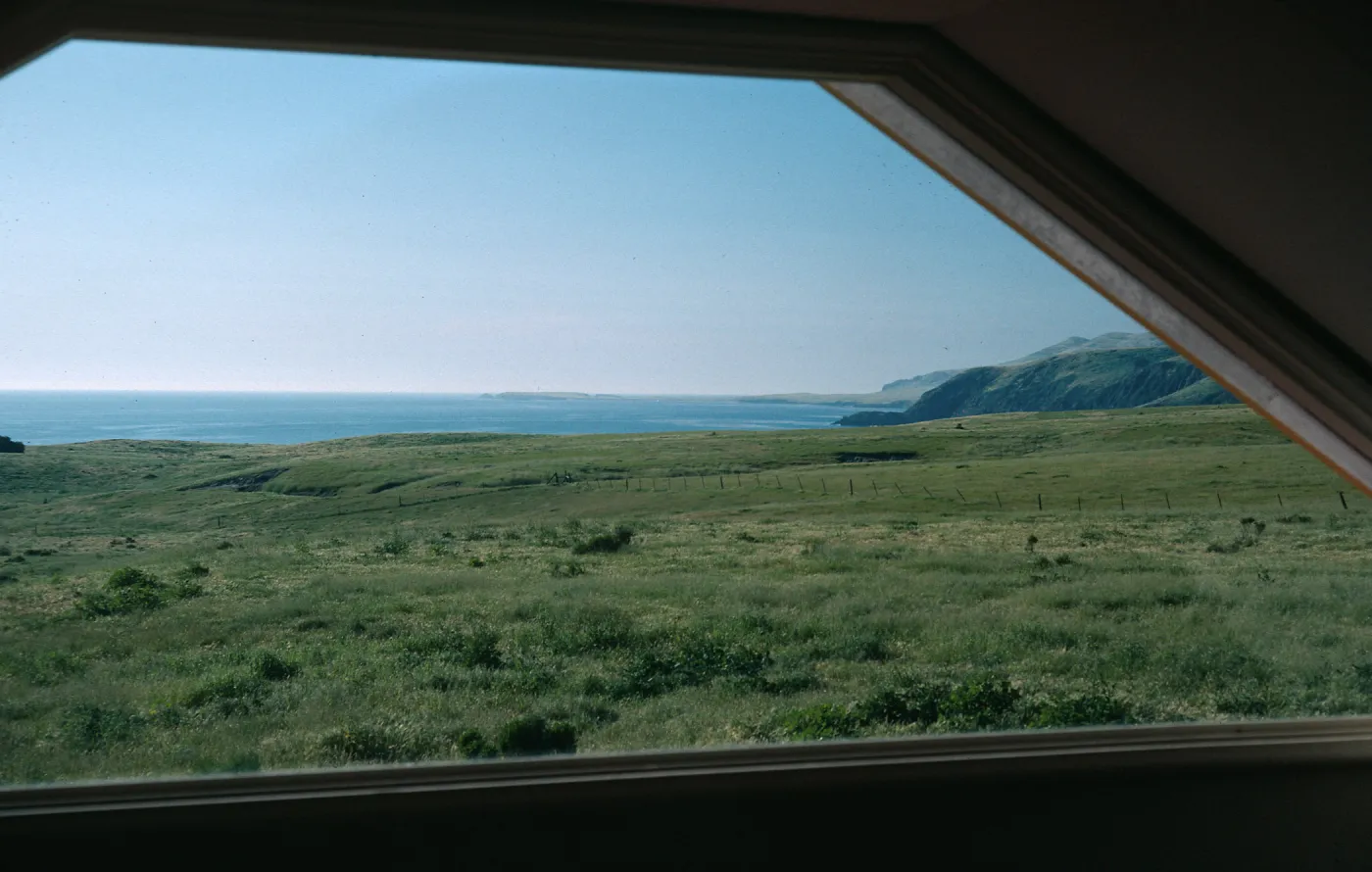 Santa Cruz Island, Casa Vieja, Christy Ranch, view from upstairs