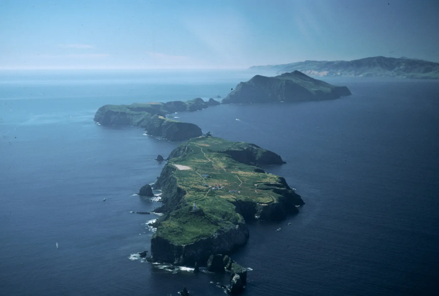 Anacapa Island, from helicopter