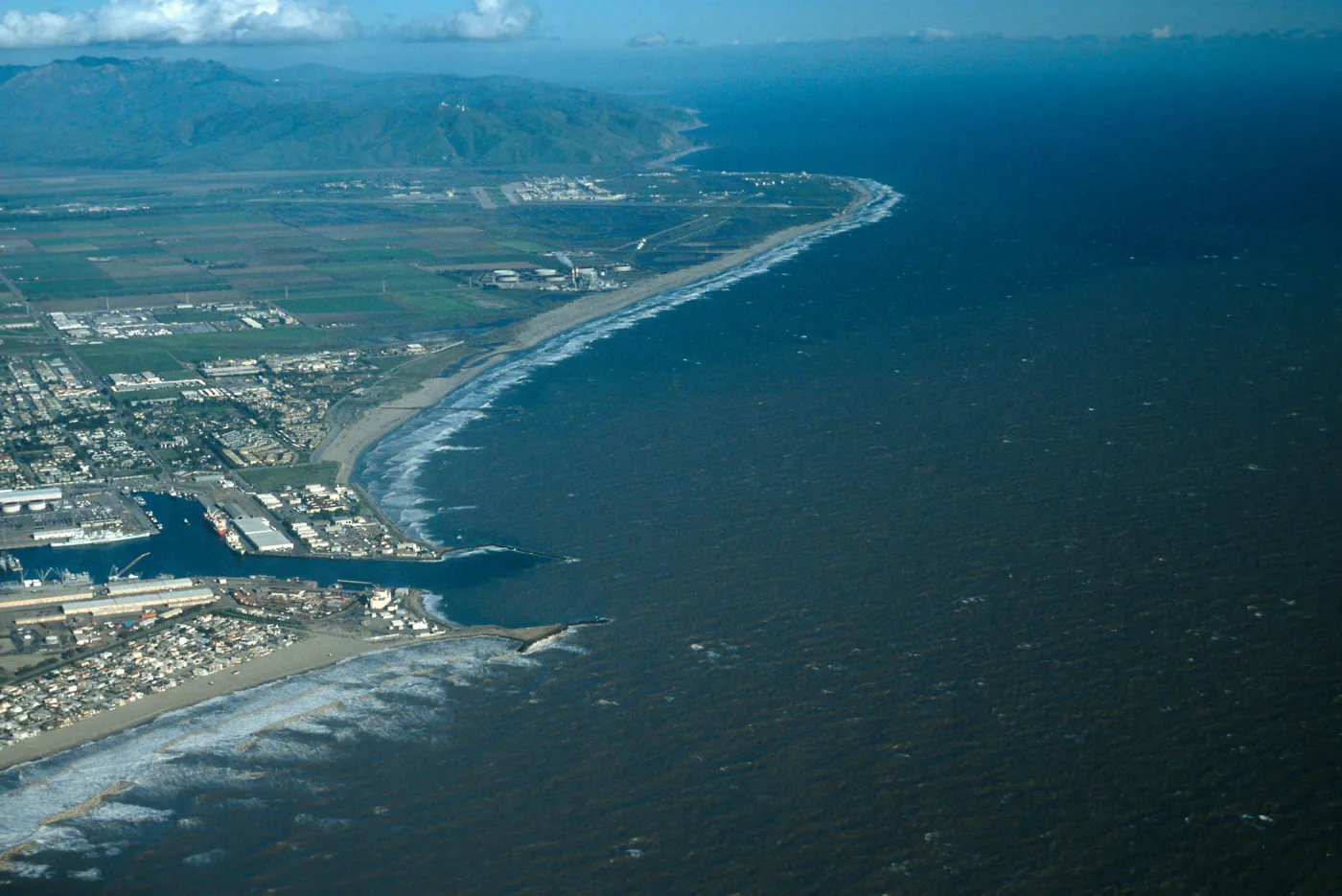 Mud after floods, Port Hueneme, Point Mugu