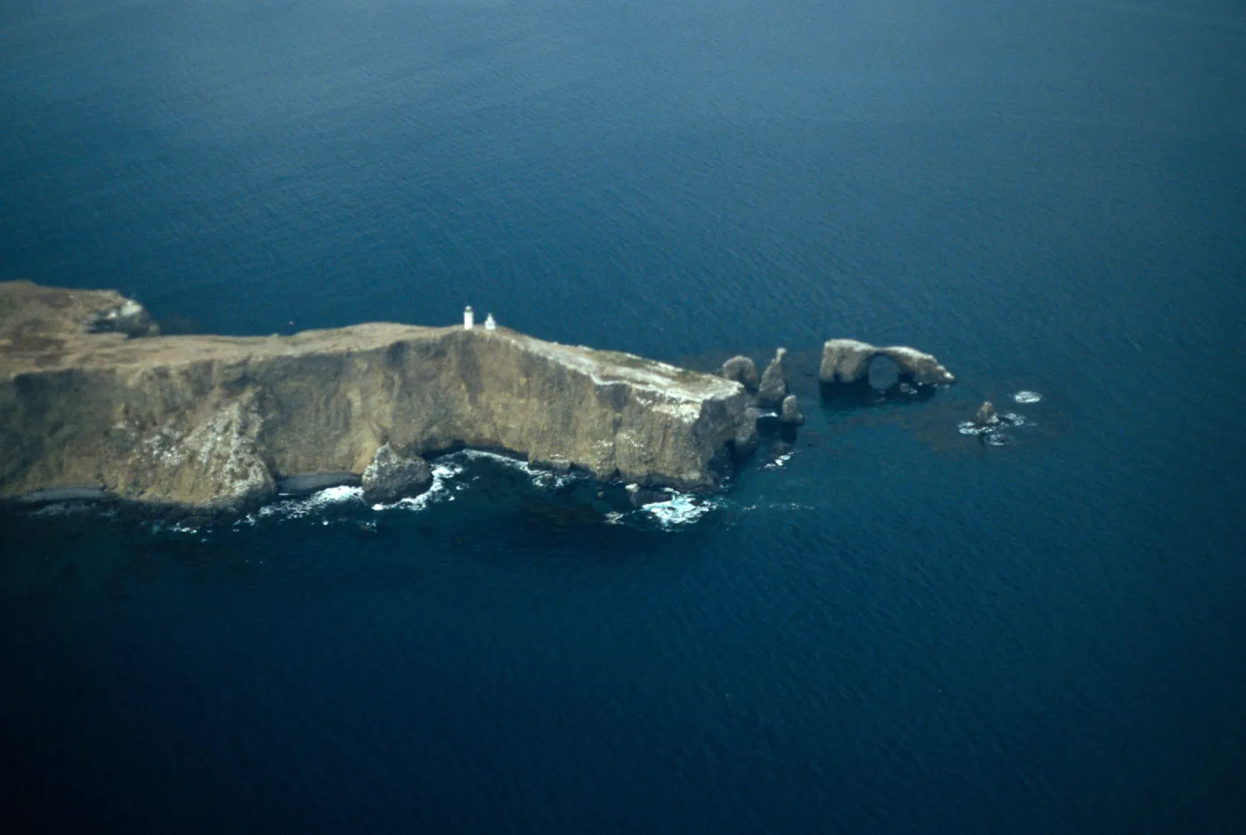 East end, off shore side, Anacapa Island