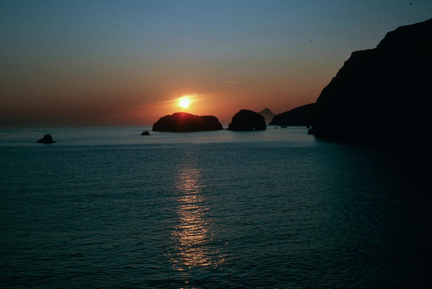 Sunrise, Scorpion Bay, Santa Cruz Island