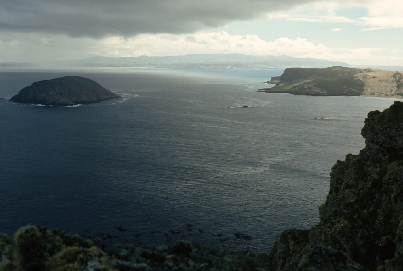 Prince Island and Cuyler Harbor from Devil’s Knoll, San Miguel Island