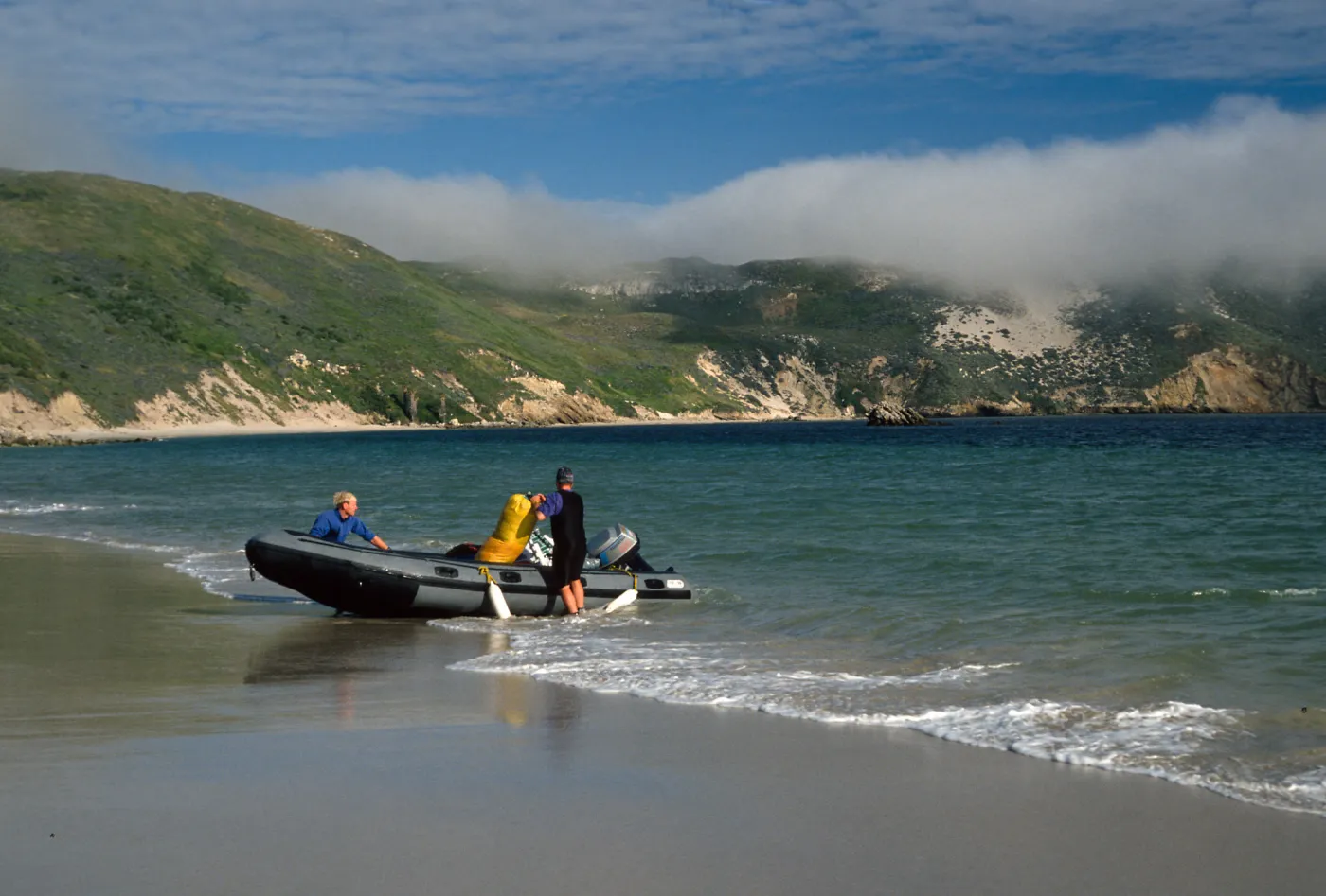 Landing at Cuyler Harbor, San Miguel Island