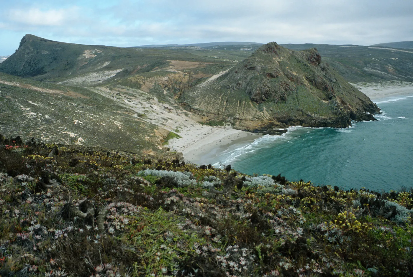 Secret Cove from west side of Harris Point, San Miguel Island