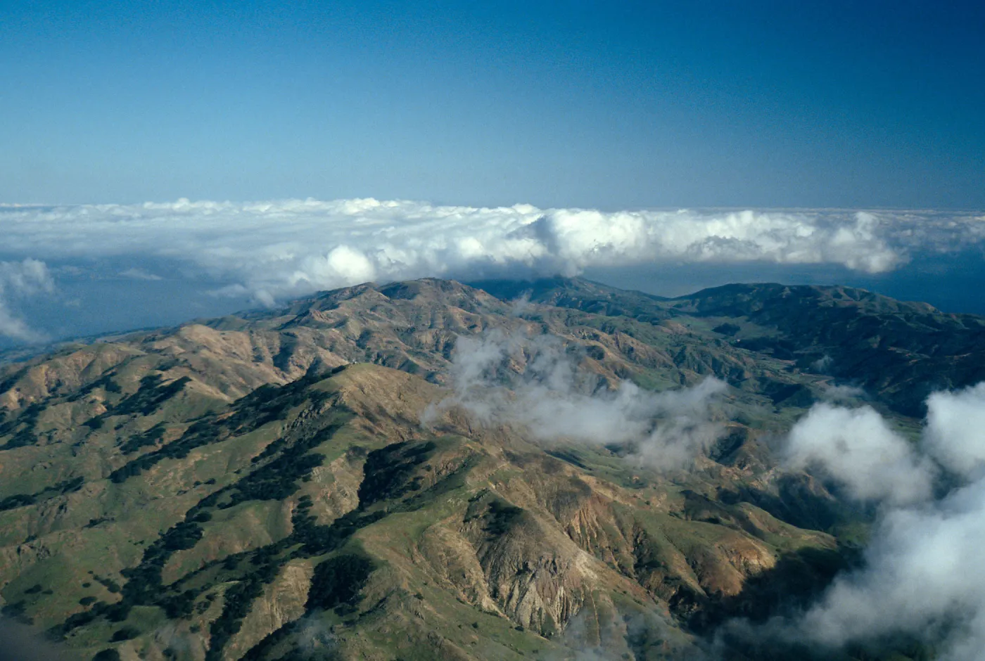 Santa Cruz Island, North ridge & Central Valley from Picacho Diablo