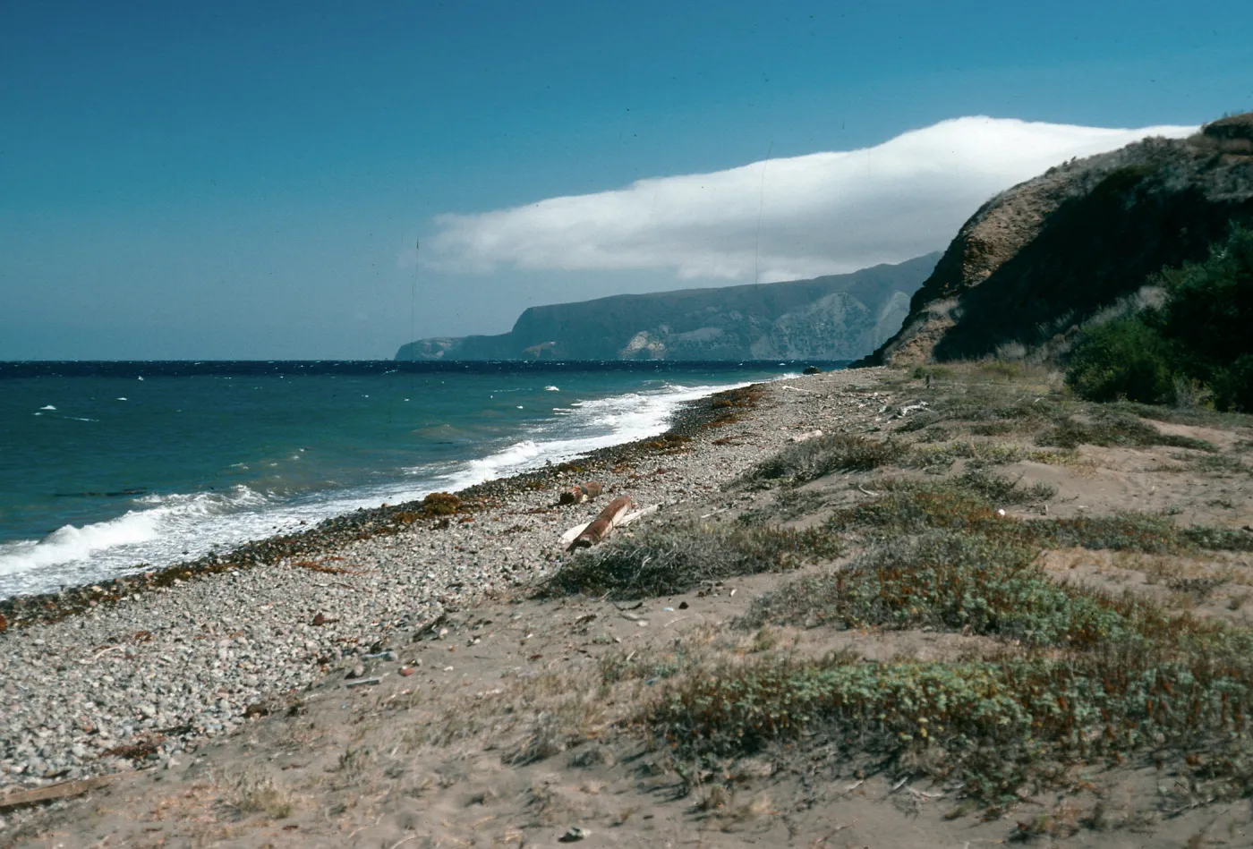 Santa Cruz Island, beach, Prisoners Harbor
