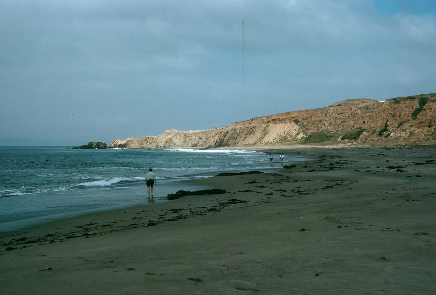 Santa Cruz Island, Pozo Beach, looking toward Near Point