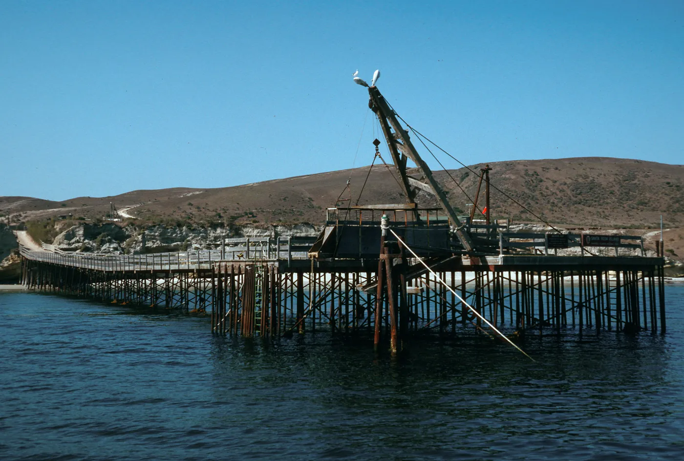 Santa Rosa Island, ranch pier, Beechers Bay