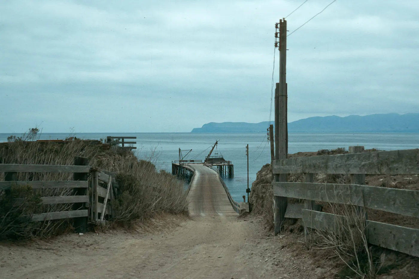 Santa Rosa Island, pier, Vail Ranch